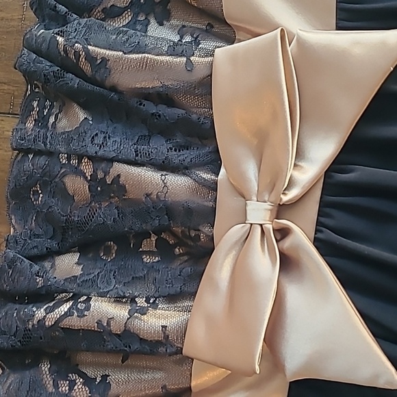 Jessica McClintock Gunne Sax Vintage Strapless Bubble Skirt Mini Dress size 3 - Picture 2 of 6